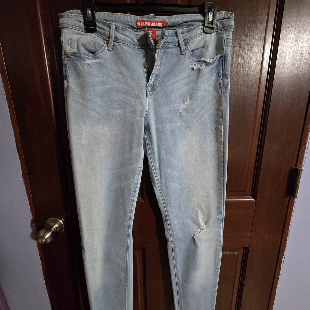 Elite Light Wash Skinny Jeans